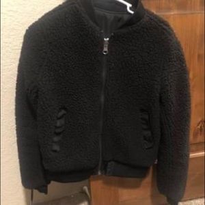 Women reversible bomber jacket